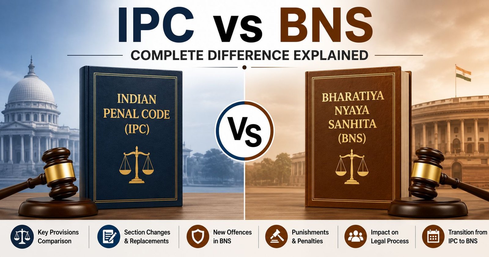 IPC vs BNS – Complete Difference Explained